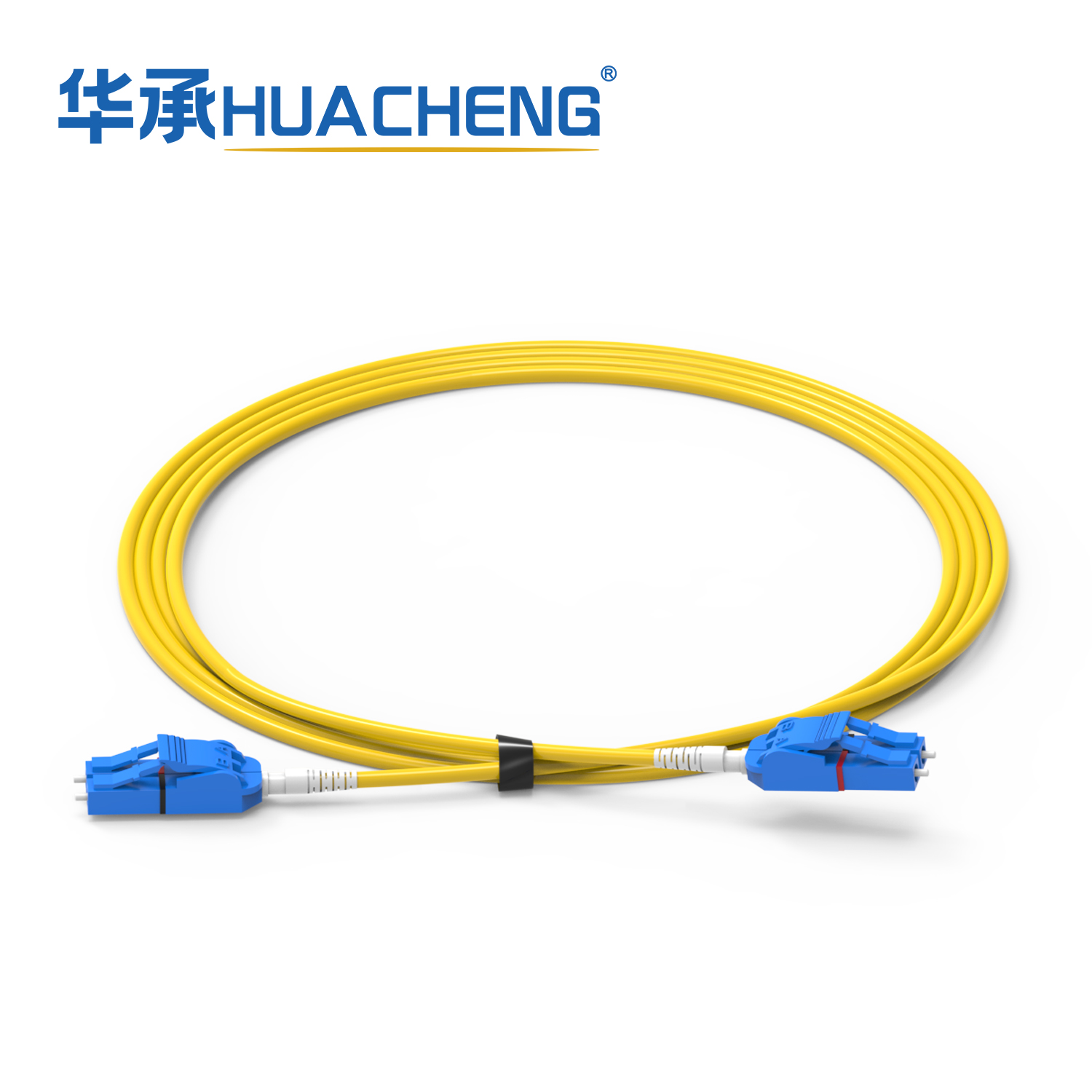 HUACHENG LC/UPC-LC/UPC Uniboot Jumper, Bend Insensitive Single Mode, Tight-Buffered, 2.0mm, Riser