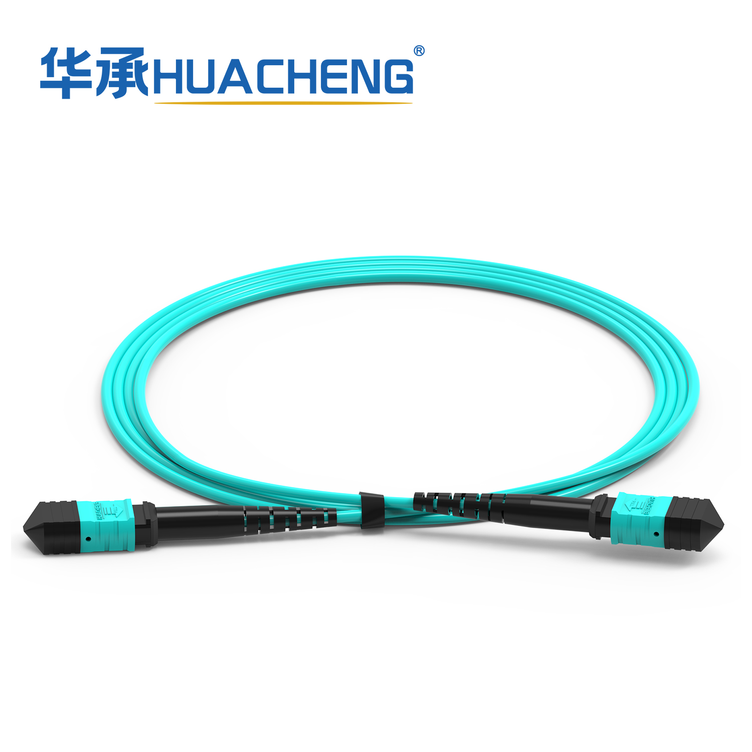 HUACHENG MPO-MPO 8/12/24 Core Single Mode Multimode Fiber Optic Patch Cords