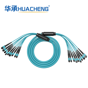 HUACHENG MPO/MTP 8/12/24/48/96 cores Pre-Terminated Trunk Cable for FTTH Data Center