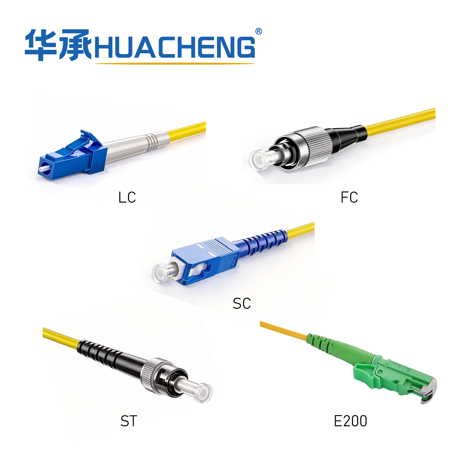 Customized Duplex OS2 Single Mode LC SC FC ST LSH MU MTRJ Upc Fiber Optic Patch Cord Cable