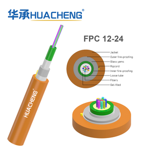 HUACHENG Ship Special Optical Cable FPC12-24 Core Can Maintain Functional Integrity for 90 Minutes in Case of Fire