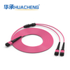 HUACHENG MPO-MPO 1-to-2, 1-to-4, Single Mode Multimode Breakout Patch Cords