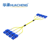 HUACHENG LC-LC Uniboot Trunk Assembly, Bend Insensitive Single Mode, 8F, Loose Tube, 2.0mm, LSZH