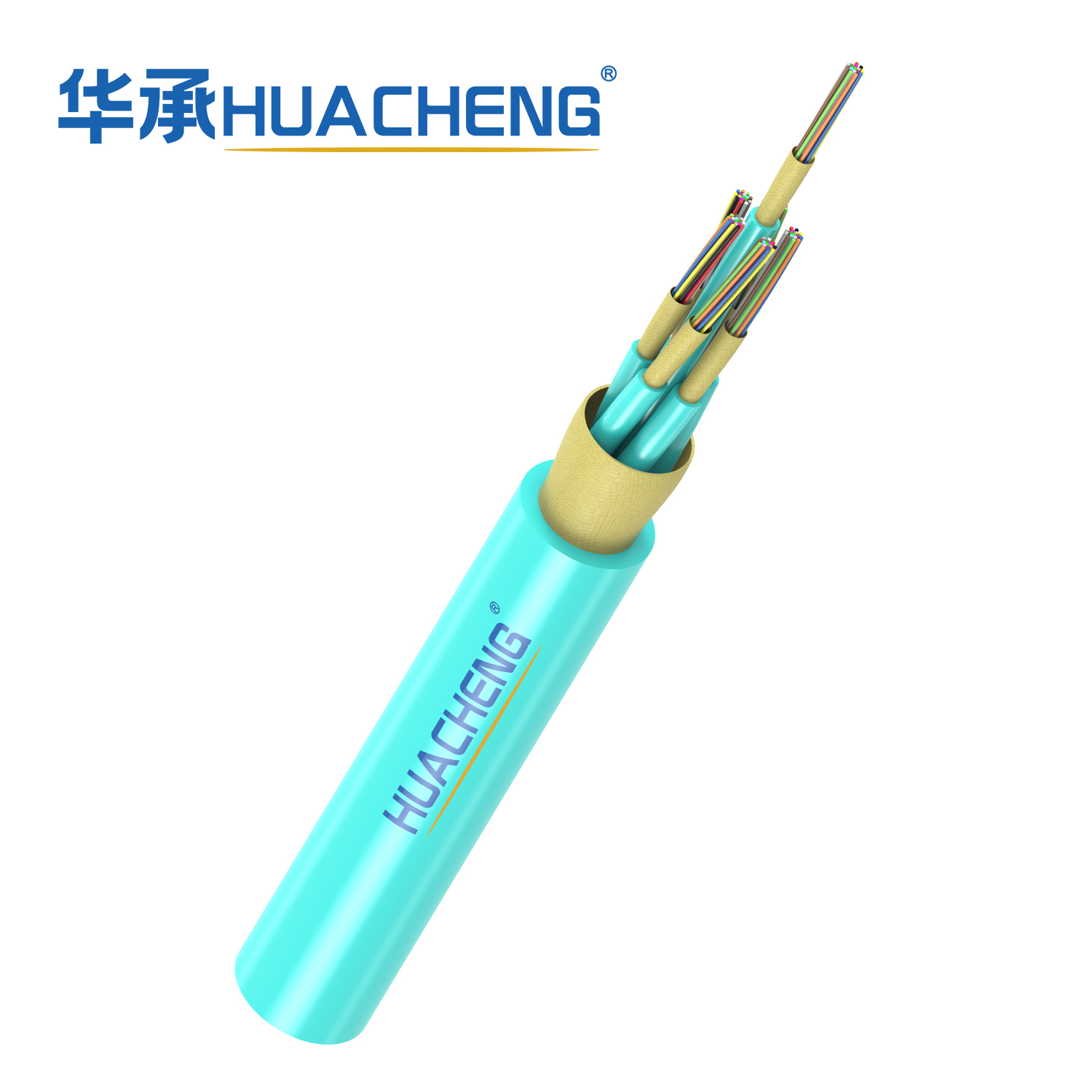 HUACHENG MFA, Distribution, Loose Tube, 96F, OM4, Plenum, 16F 2.0 Subunit