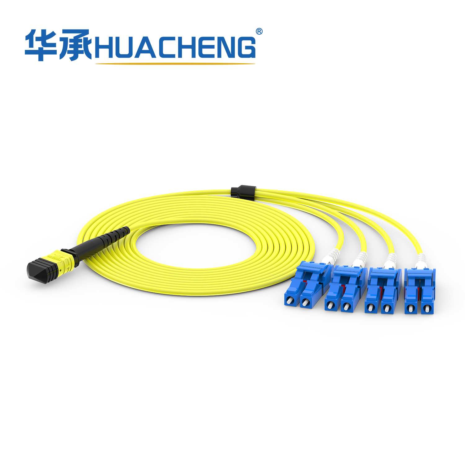 HUACHENG 8F-MPO Harness, Bend Insensitive Single Mode, 2.0mm, LSZH