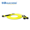 HUACHENG 16F-2x8F MPO Hybrid Jumper, Bend Insensitive Single Mode, Type-B, 3.5mm, Riser