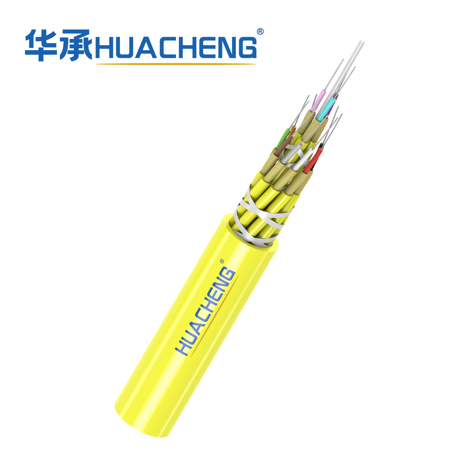 HUACHENG TB Cable, Breakout, Tight Buffered,8F, SM, Plenum, 0.9 Subunit