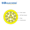 HUACHENG Indoor Cable, Distribution, Loose Tube, 96F, SM, Plenum, 8F 2.0 Subunit