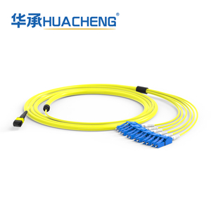 HUACHENG 12F-MPO Hybrid Trunk Assembly, 12F, Bend-insensetive Single Mode, LSZH