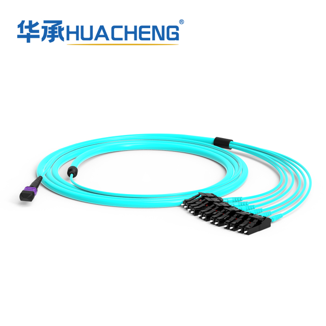 HUACHENG 12F-MPO Hybrid Trunk Assembly, 12F, MultiMode, LSZH