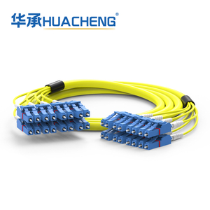 HUACHENG LC-LC Uniboot Trunk Assembly, Bend Insensitive Single Mode, 16F, Loose Tube, 2.0mm, Plenum