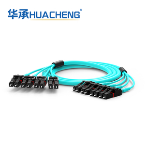 HUACHENG LC-LC Uniboot Trunk Assembly, MultiMode, 8F, Loose Tube, 2.0mm, LSZH