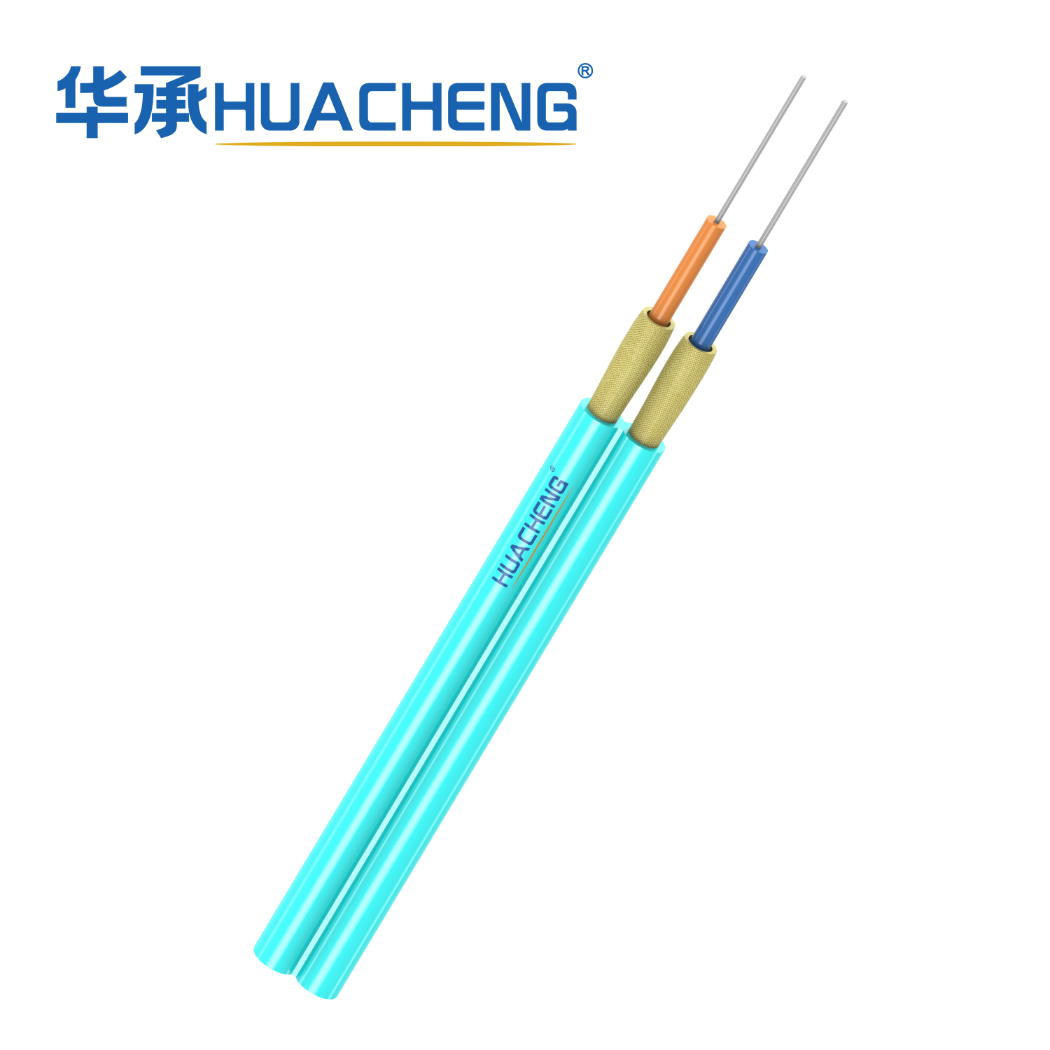 HUACHENG TB Cable, Interconnect, Tight Buffered, 2F, OM3, Riser, 2.0