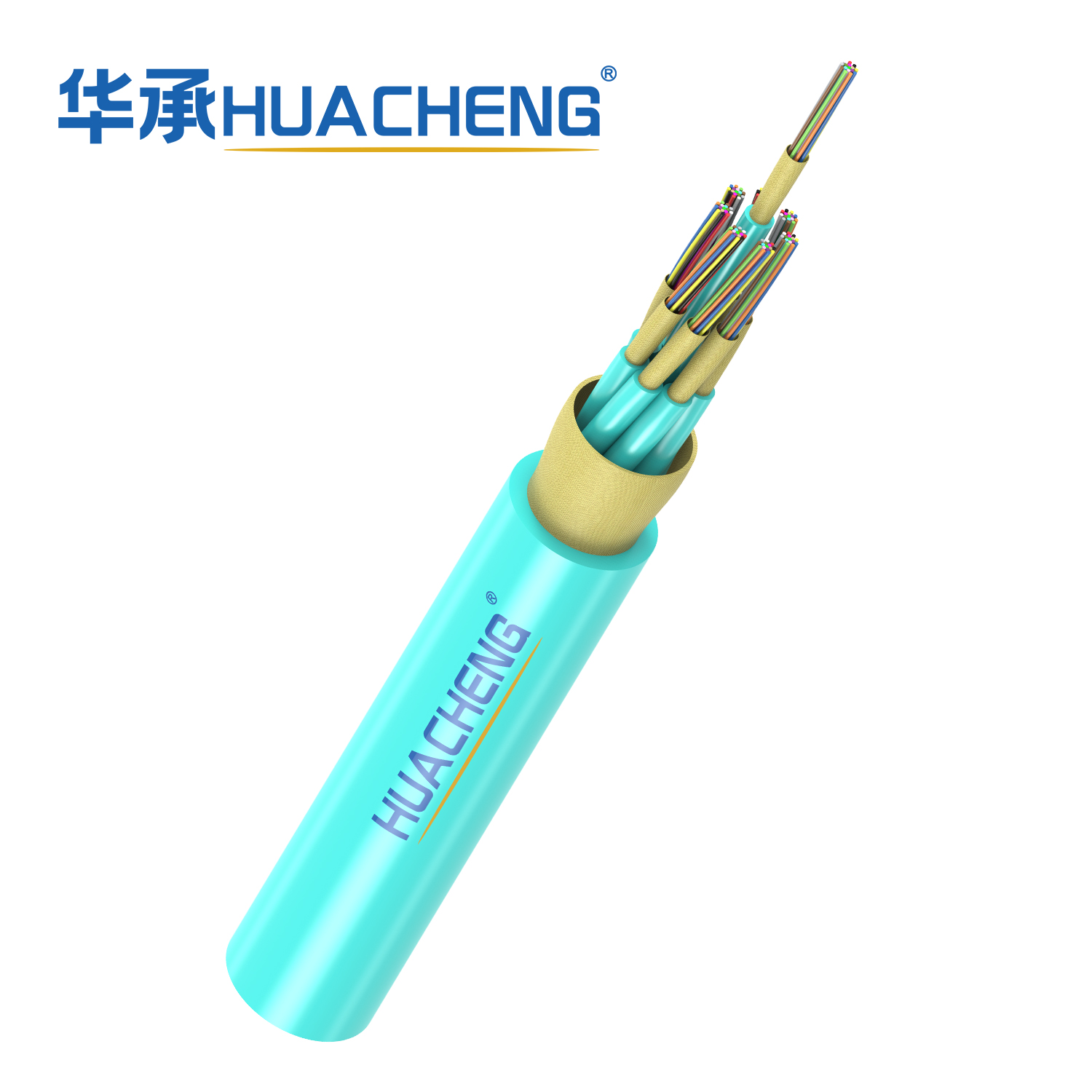 HUACHENG MFA, Distribution, Loose Tube, 128F, OM4, Plenum, 16F 2.0 Subunit