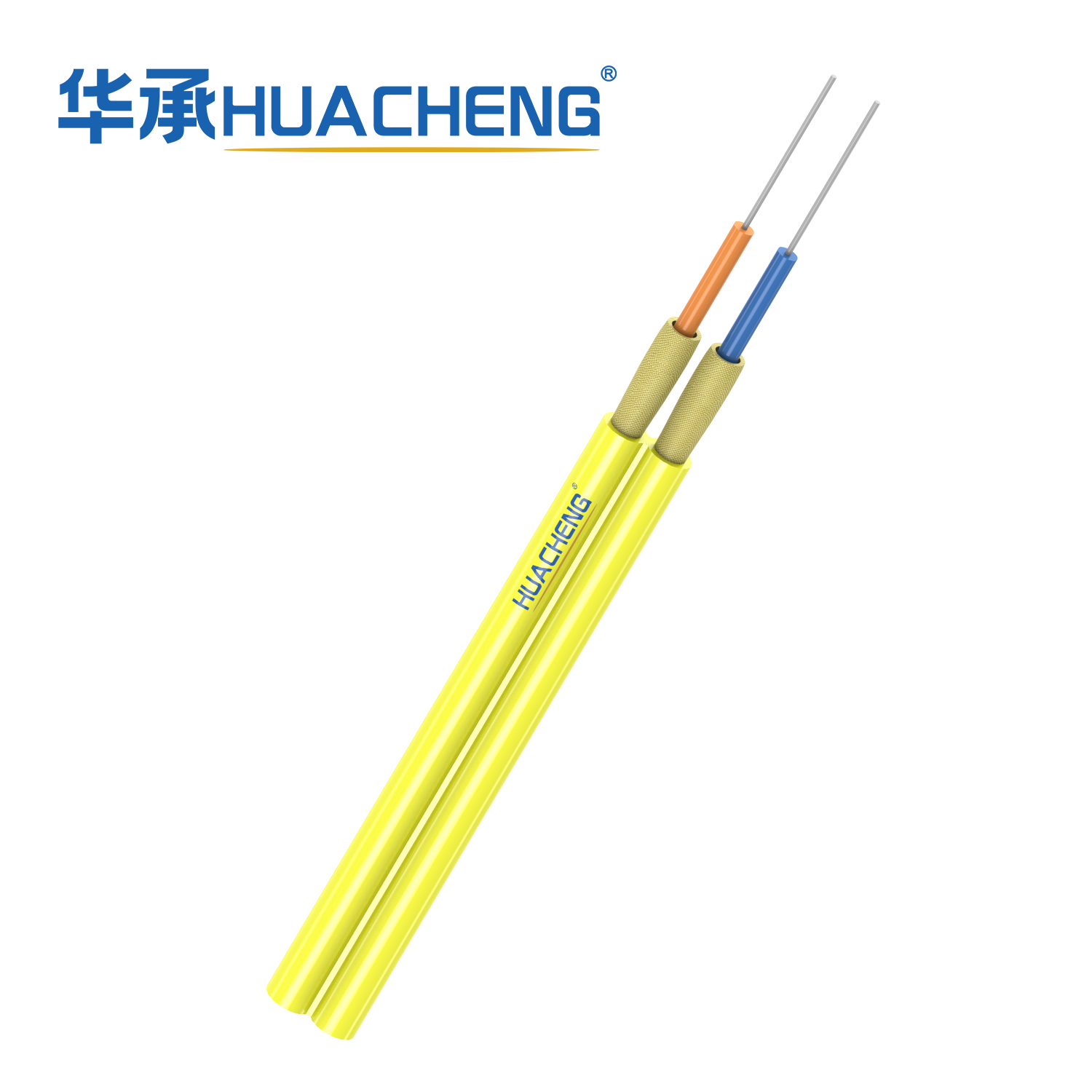 HUACHENG TB Cable, Interconnect, Tight Buffered, 2F, SM, Plenum, 2.0