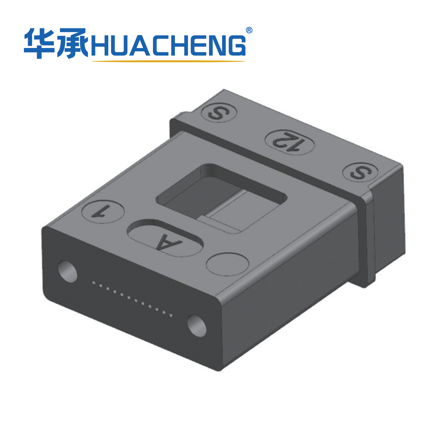 HUACHENG MT Ferrule, 12F, Single Mode, Standard Loss