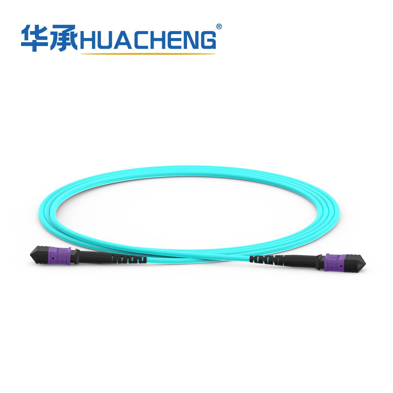 HUACHENG 8F-MPO Jumper, MultiMode, Non-Pinned, 2.0mm, LSZH, 50m